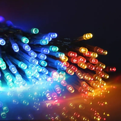 200LED RGB ソーラー ガーデン ランプ 防水 クリスマス ストリング ライト 屋外 IP65 評価