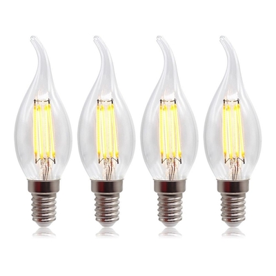 高光効率 E14 調光可 LED ろうそく ランプ C35 より良い色表現