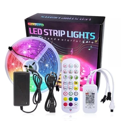 80 CRI 5m 10m 20m Wifi スマート LED ストライプライト アップ リモコン RGB アンビエントライト