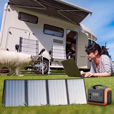 急速充電サポート 1200w 携帯バッテリーバンク 屋外用太陽光パネル付き発電所