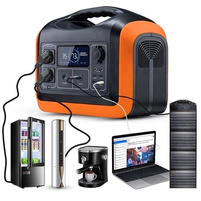 急速充電サポート 1200w 携帯バッテリーバンク 屋外用太陽光パネル付き発電所