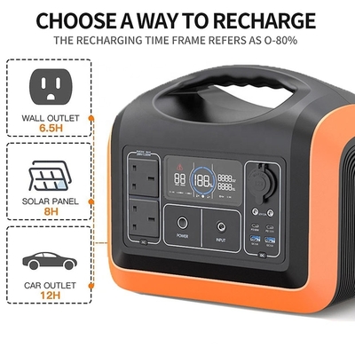 急速充電サポート 1200w 携帯バッテリーバンク 屋外用太陽光パネル付き発電所